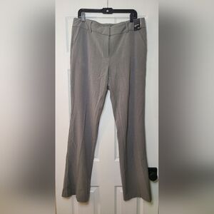 NWT New York & Company gray straight leg pants, size 14 tall